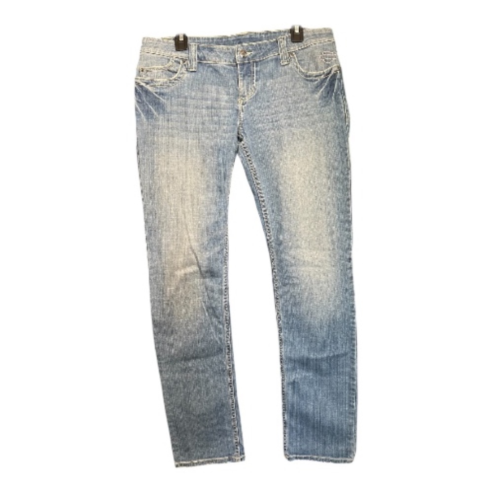 EUC Harley Davidson women’s embellished embroidered pocket jeans | size 10L - Picture 5 of 10